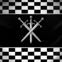 Checkerboard emblem